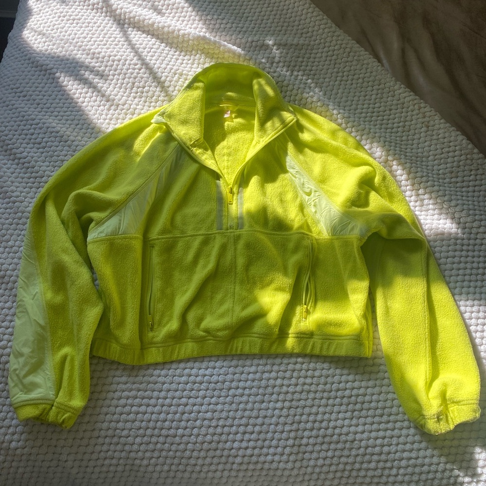 Free People So Fly Half Zip Crop Jacket